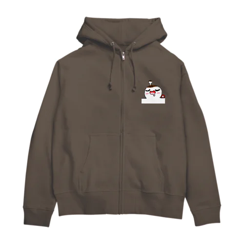 モチ モチ美 Zip Hoodie