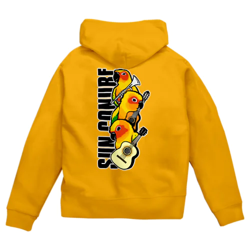 コガネメキシコインコのマリアッチ Zip Hoodie