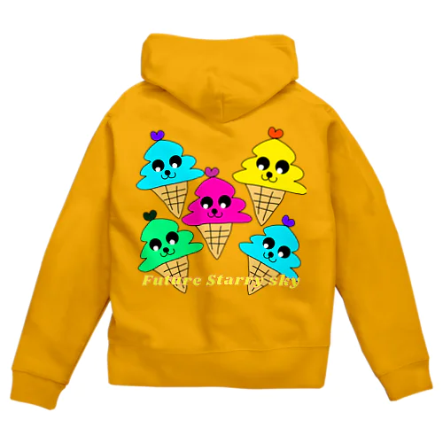 ソフトクリーム🍦 Zip Hoodie