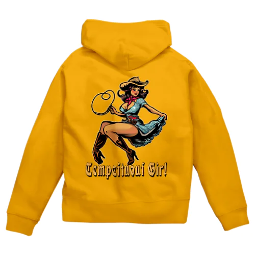 COWGIRL　じゃじゃ馬娘　tempestuous girl Zip Hoodie