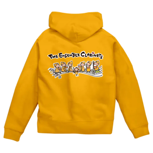 クラリネッツ🍻ビールで乾杯❣️ Zip Hoodie