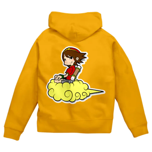 筋斗雲ちゃん Zip Hoodie