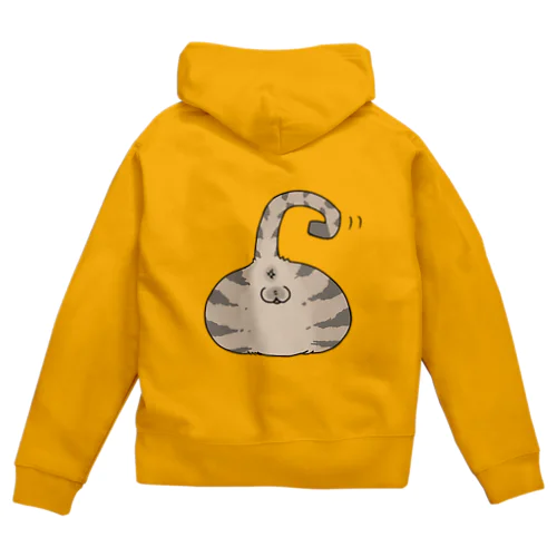 猫尻 Zip Hoodie