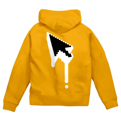 Drip Cursor Zip Hoodie