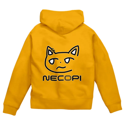 猫ピ Zip Hoodie