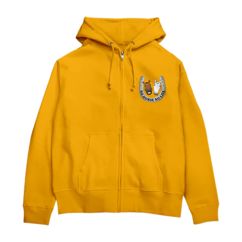 蹄鉄デザイン（メタル） Zip Hoodie