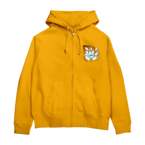 しろくまボウル Zip Hoodie