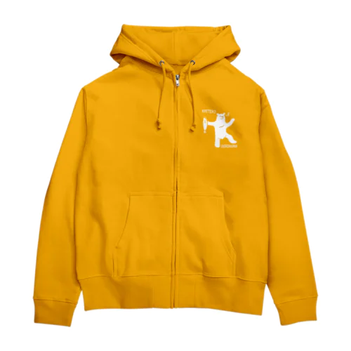 快適🎵シロクマさん Zip Hoodie