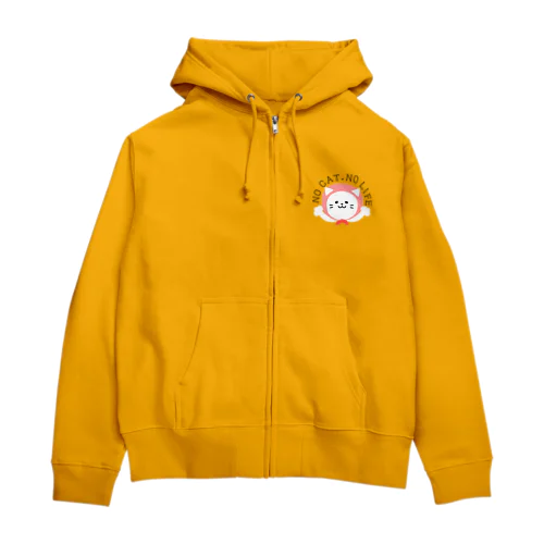 ノーキャットノーライフ Zip Hoodie