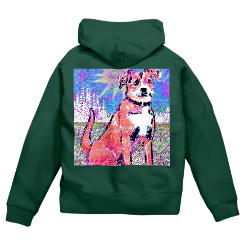 POPなDOG Zip Hoodie