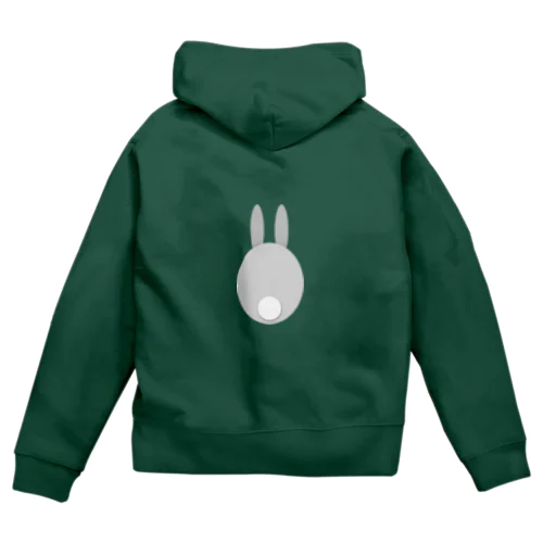 うざぎのテール - rabbit tail Zip Hoodie