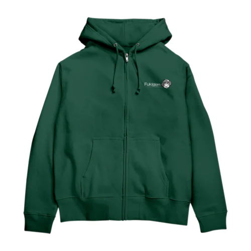 Fukigenちゃんパーカー（ロゴ白） Zip Hoodie