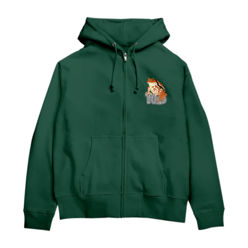 TOAD (ヒキガエル) 英字バージョン Zip Hoodie