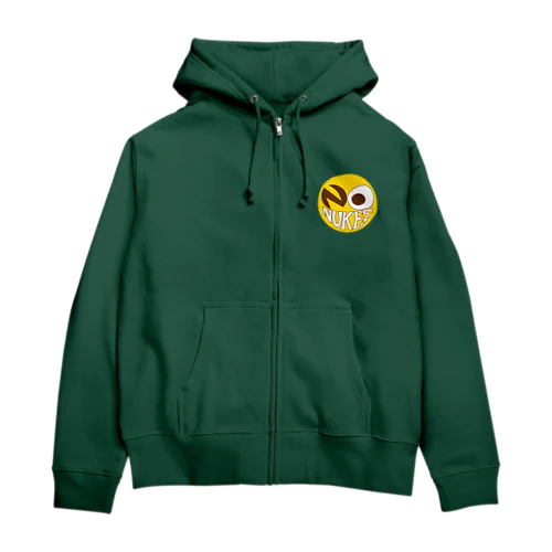 NO NUKES SMILE Zip Hoodie