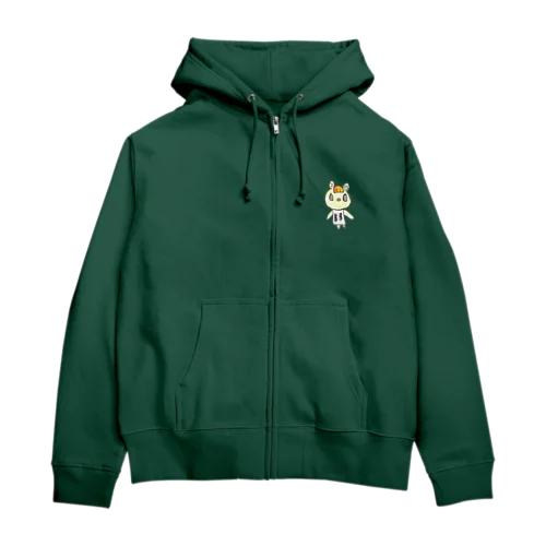 じゆうじん　うさっち Zip Hoodie