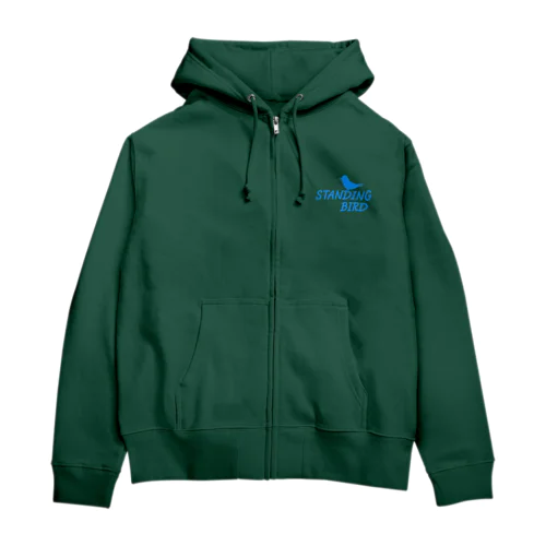 STANDING BIRD Zip Hoodie