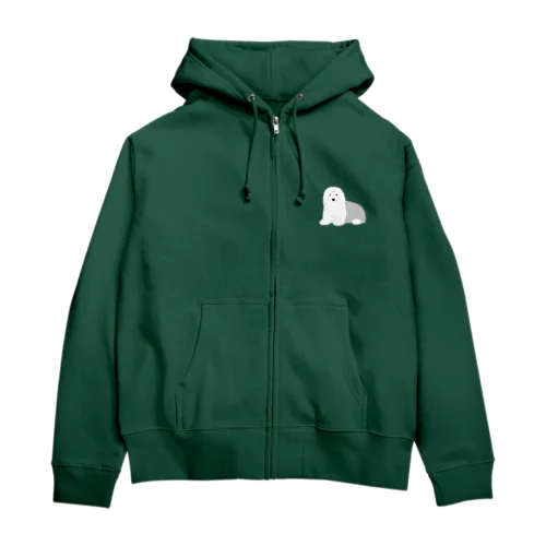 オールドイングリッシュシープドッグ2 Zip Hoodie