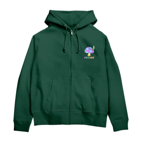 毒キノコ！ Zip Hoodie