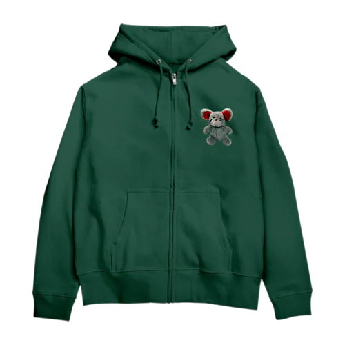 シンプル初日の出ちゃん Zip Hoodie