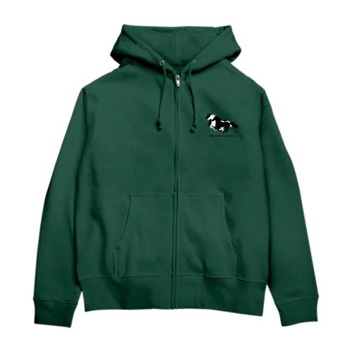 Run！Run！Horse Zip Hoodie