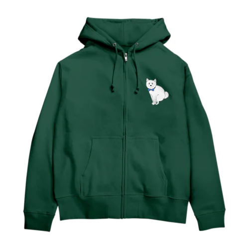 柴犬おじさん Zip Hoodie