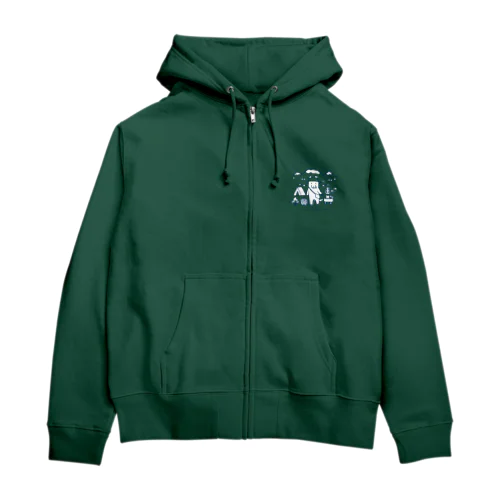 ゆるいぬキャンプ Zip Hoodie