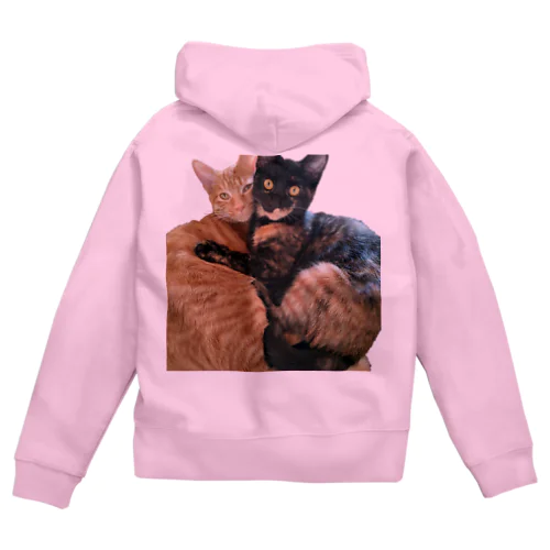 猫LOVE Zip Hoodie