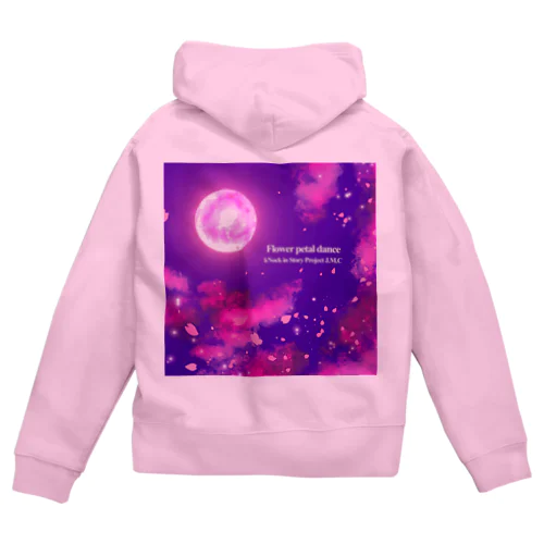 Flower petal dance Zip Hoodie