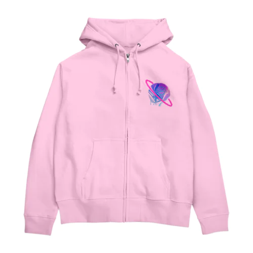 Melty Saturn Zip Hoodie