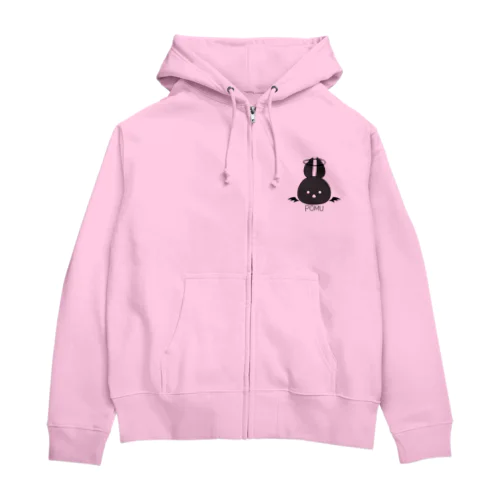 リトルデビルぽむちゃん（head） Zip Hoodie