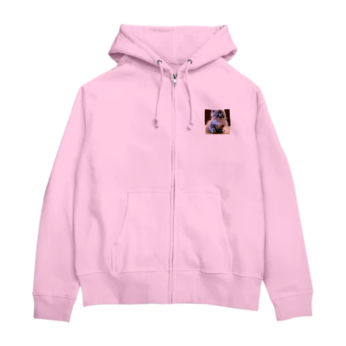 にゃんこちゃん Zip Hoodie