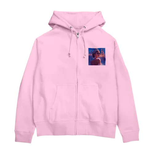 宵闇に輝くクリスタルの女王 Marsa 106 Zip Hoodie