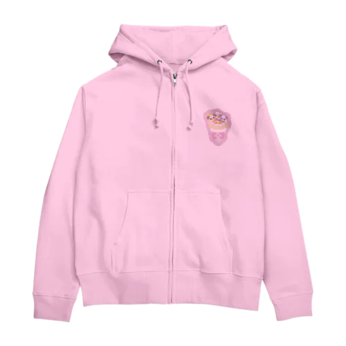 ぱんだクレープ Zip Hoodie