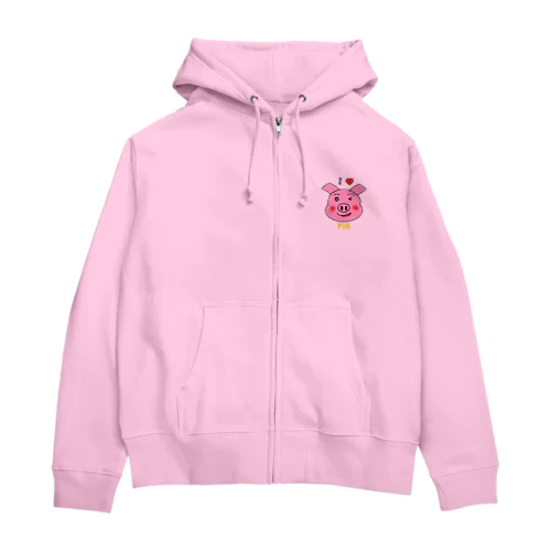 I♥PIG Zip Hoodie