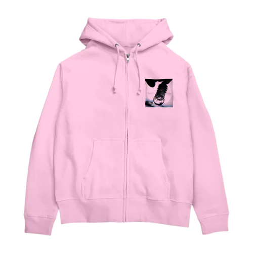 有刺鉄線豆電球 Zip Hoodie