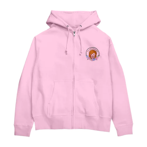 フラワーガール Zip Hoodie