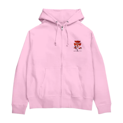 やる気のある心理学が好きな犬 Zip Hoodie