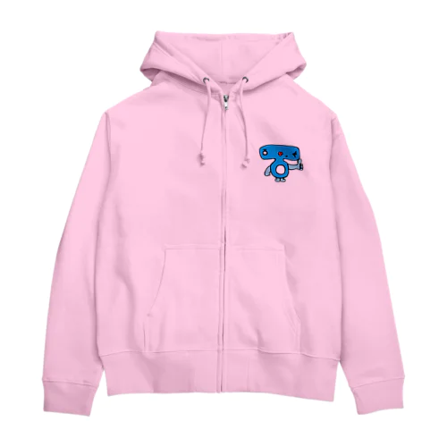 やするラジ子塗るラジ子（表裏デザイン） Zip Hoodie