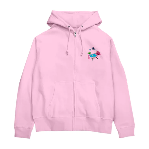 綺麗好きの極楽タイム Zip Hoodie