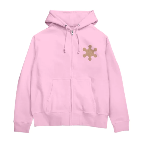 FruitsOfLife_MultipleCilcles Zip Hoodie