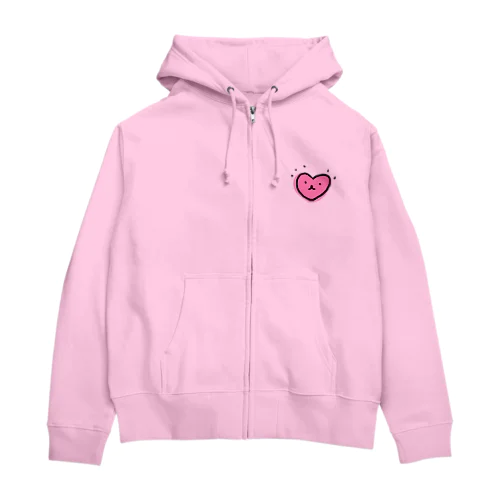 POP UP HEART Zip Hoodie