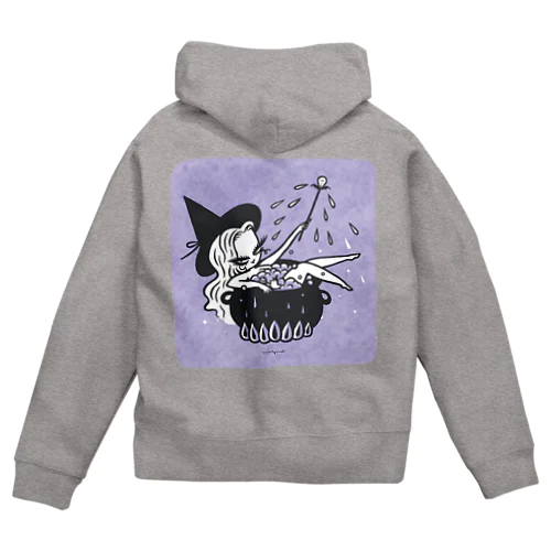 Black Cauldron Zip Hoodie