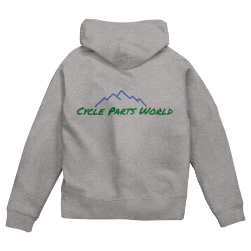 cycle parts world コラボ Zip Hoodie