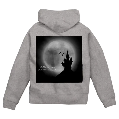 Full Moon Castle Zip Hoodie