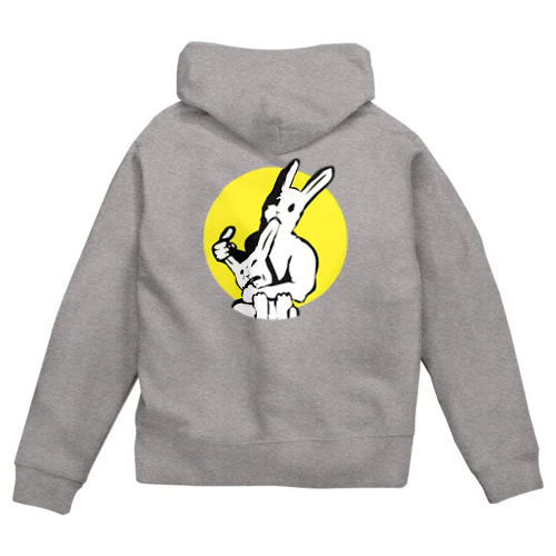 共喰い🐰（ウサギ） Zip Hoodie