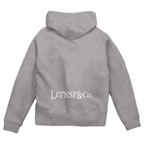 LeTNSP-003（白） Zip Hoodie