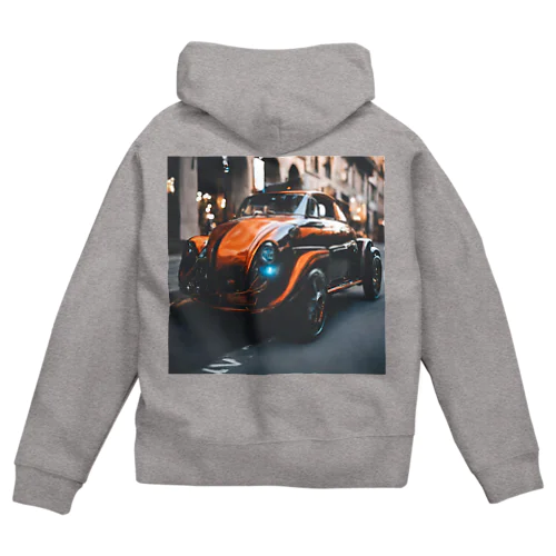 RETORO CAR Zip Hoodie