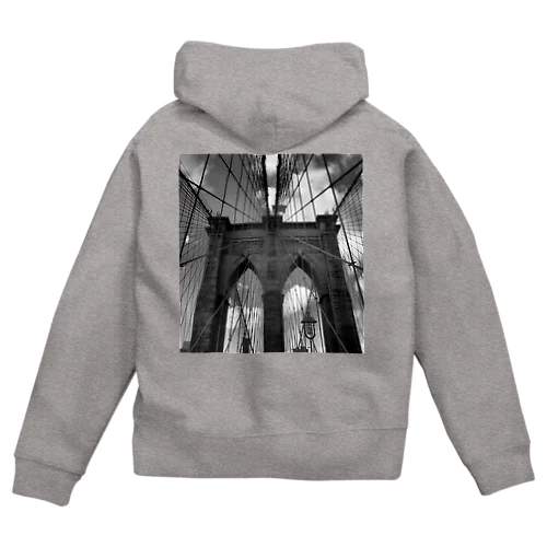 Brooklyn Bridge Zip Hoodie