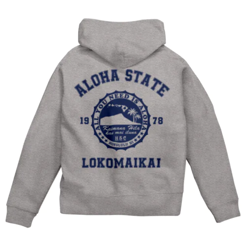 COLLEGE STYLE  LOKOMAIKAI ジップパーカー