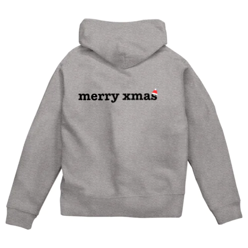 メリークリスマス Zip Hoodie